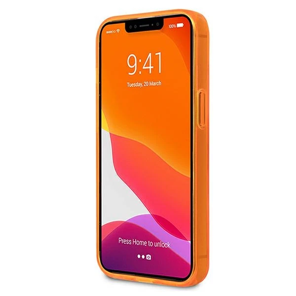 Dėklas Karl Lagerfeld iPhone 13 mini, oranžinis