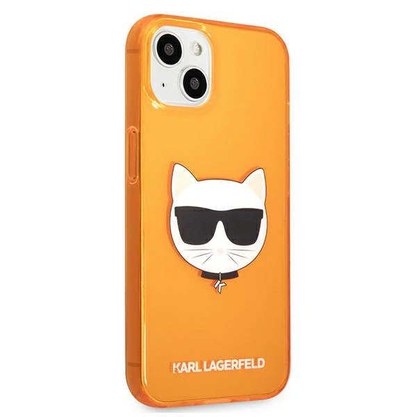Dėklas Karl Lagerfeld iPhone 13 mini, oranžinis