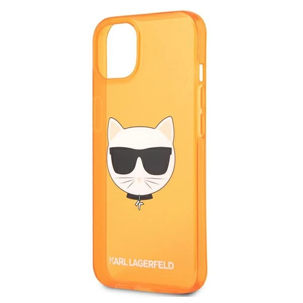 Dėklas Karl Lagerfeld iPhone 13 mini, oranžinis