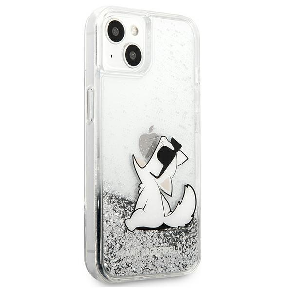 Karl Lagerfeld Apple Dėklas Nudient Thin V3 MagSafe skirtas iPhone 13 Pro Max juodos spalvos