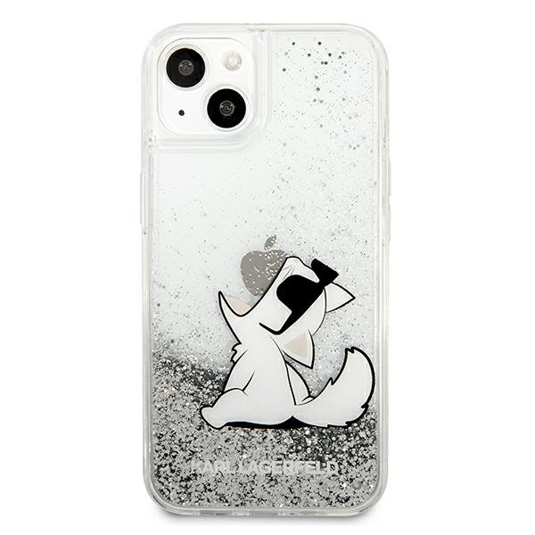 Karl Lagerfeld Apple Dėklas Nudient Thin V3 MagSafe skirtas iPhone 13 Pro Max juodos spalvos