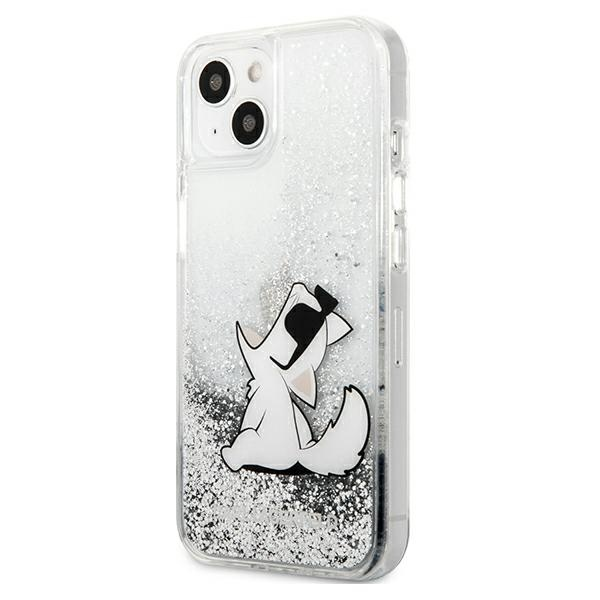 Karl Lagerfeld Apple Dėklas Nudient Thin V3 MagSafe skirtas iPhone 13 Pro Max juodos spalvos