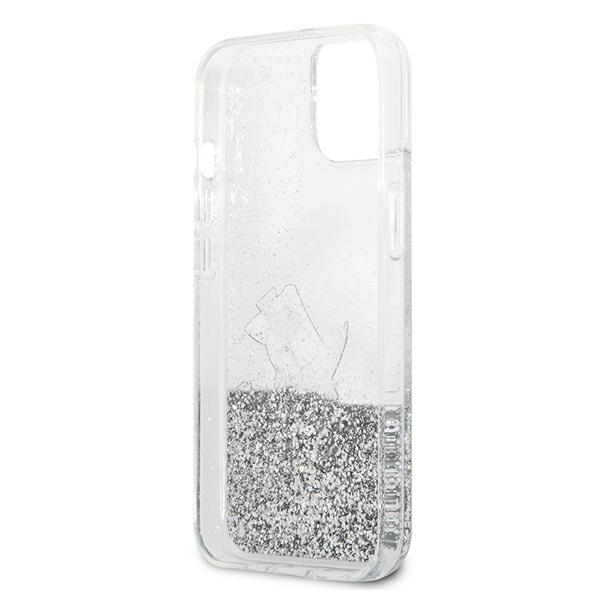 Karl Lagerfeld Apple Dėklas Nudient Thin V3 MagSafe skirtas iPhone 13 Pro Max juodos spalvos