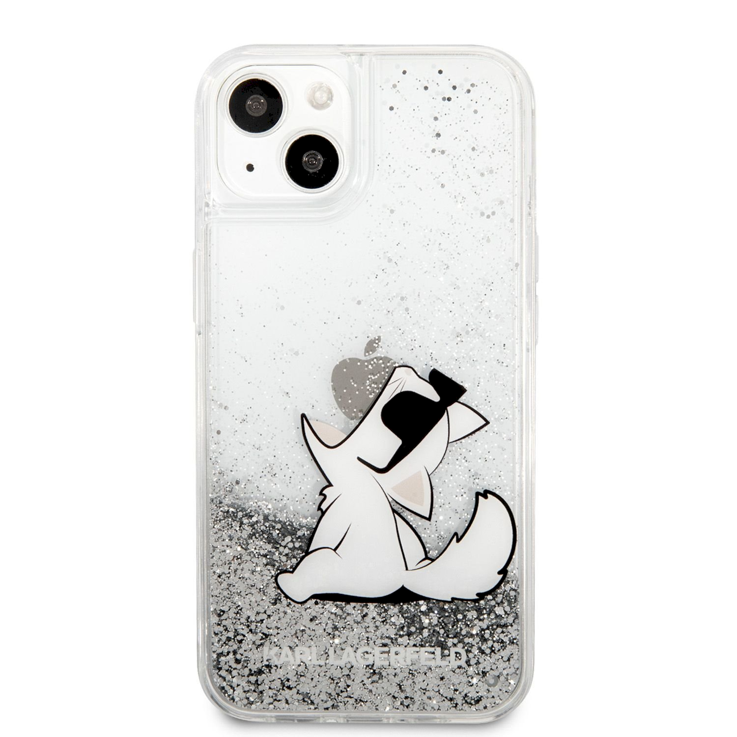 Karl Lagerfeld Apple Dėklas Nudient Thin V3 MagSafe skirtas iPhone 13 Pro Max juodos spalvos