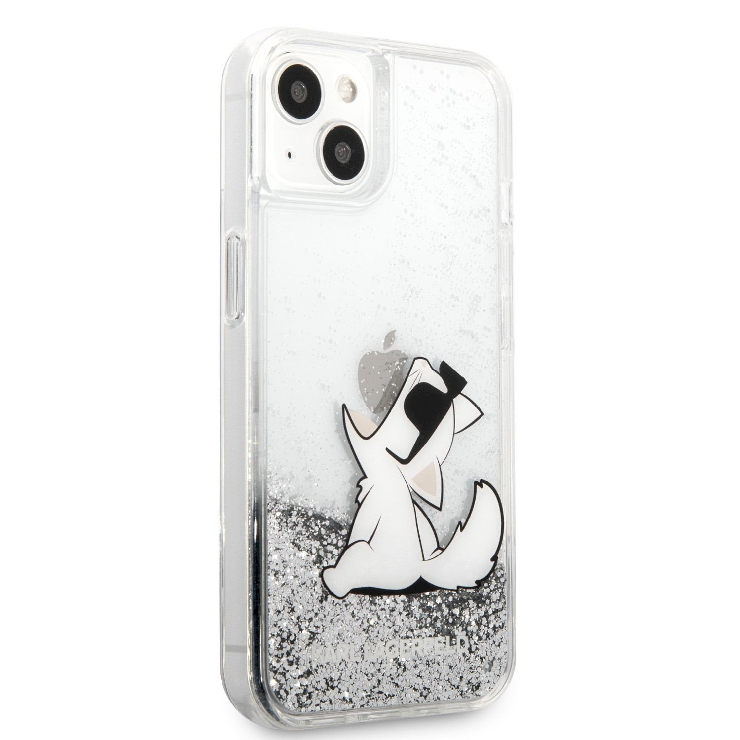 Karl Lagerfeld Apple Dėklas Nudient Thin V3 MagSafe skirtas iPhone 13 Pro Max juodos spalvos