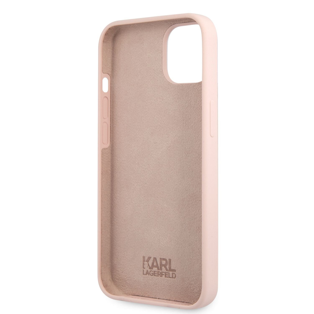 Telefono dėklas Karl Lagerfeld Liquid Silicone Karl Head Case, skirtas iPhone 13 mini