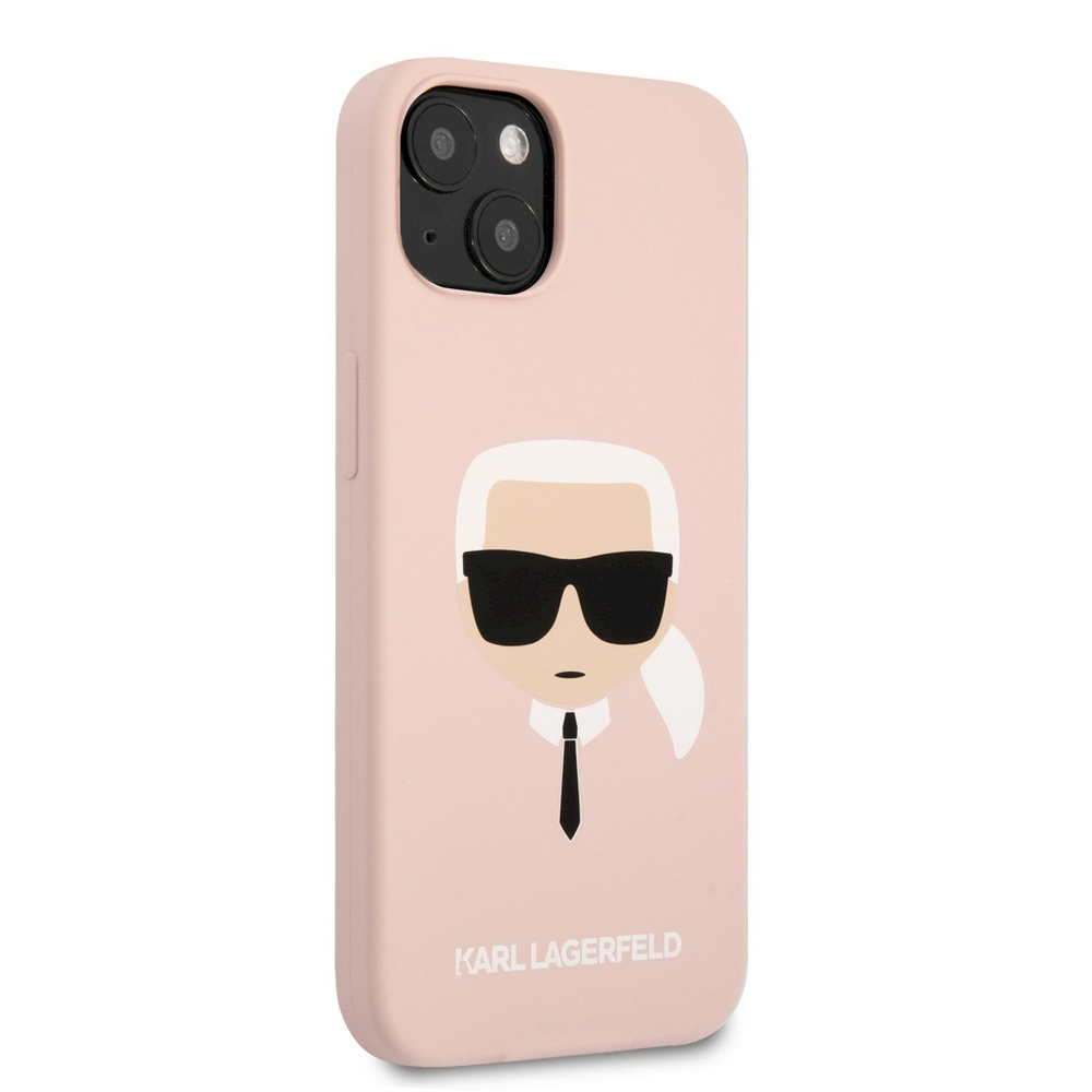Telefono dėklas Karl Lagerfeld Liquid Silicone Karl Head Case, skirtas iPhone 13 mini