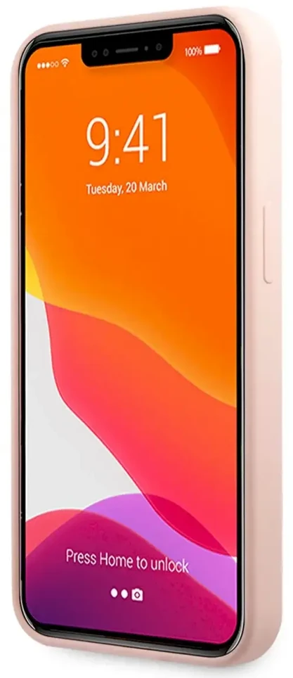 Karl Lagerfeld KLHCP13XSLKHLP Apple iPhone 13 Pro Max 6,7″ light rožinės spalvos kietas dėklas Silicone Karl`s