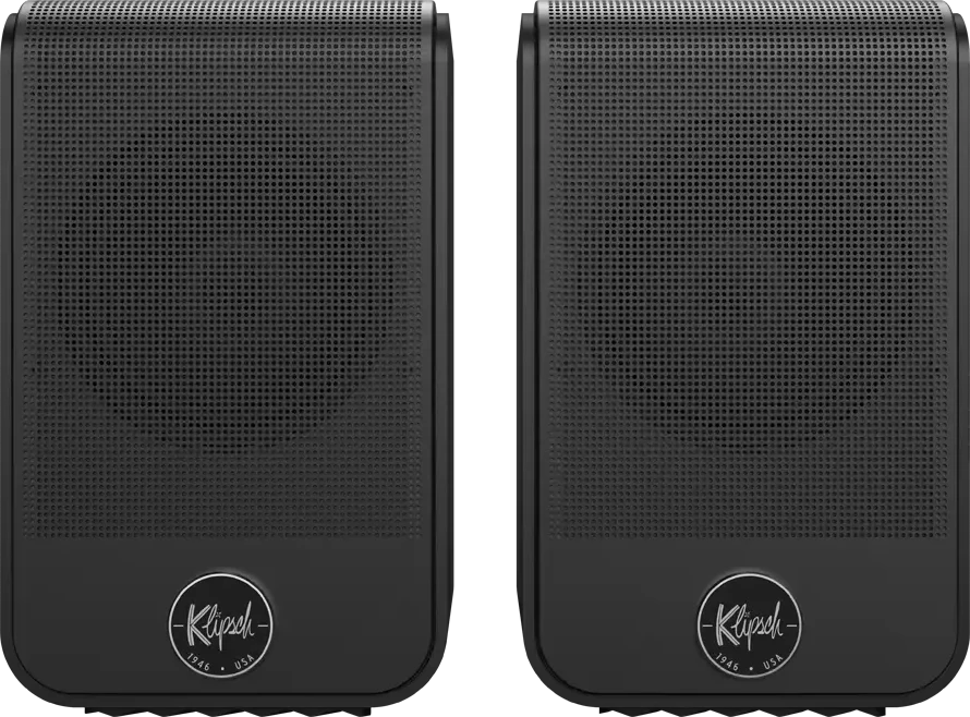 „Klipsch Flexus SURR 100“ erdvinio garso kolonėlės, skirtos „Flexus Core“ garso juostoms, juodos, pora