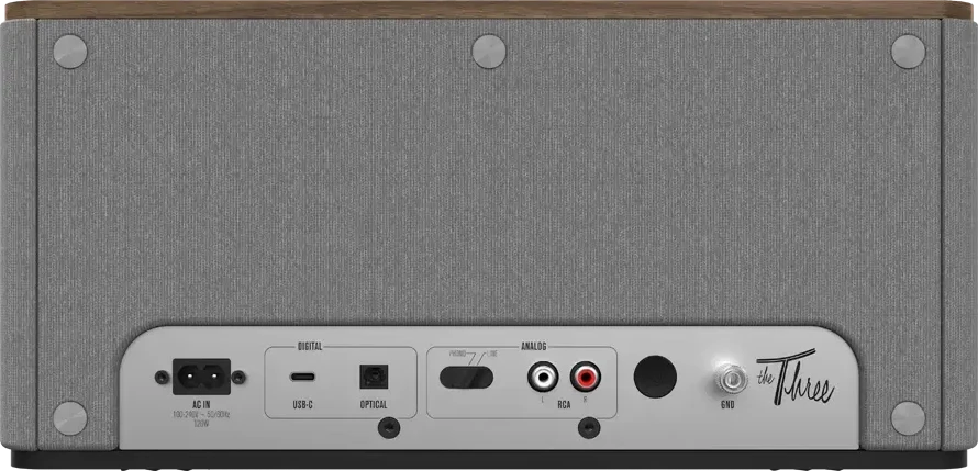 Klipsch namų garso sistema „The Three Plus“, riešuto spalvos