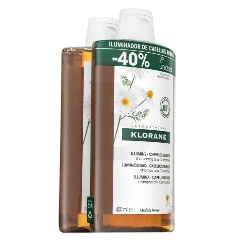 Klorane Blond Šampūnas 2 vnt., 400 ml