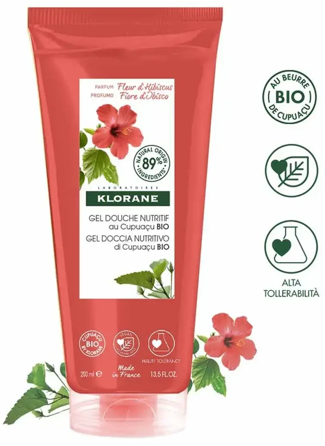 Klorane Dušo želė - Hibiscus Flower, 200 ml