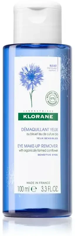 "Klorane" raminamasis gėlių rugiagėlių makiažo šalinimo losjonas 100ml