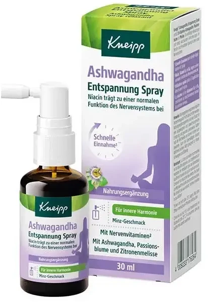 Kneipp Ashwagandha Relaxation Purškiklis 30 ml
