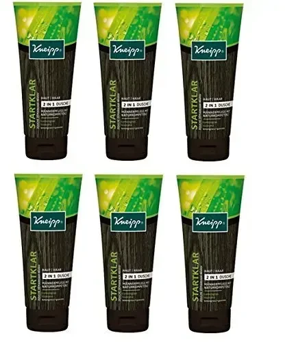 Kneipp Men Ready to Go 2 in 1 Kūno prausiklis Dušo želė vyrams, 200 ml
