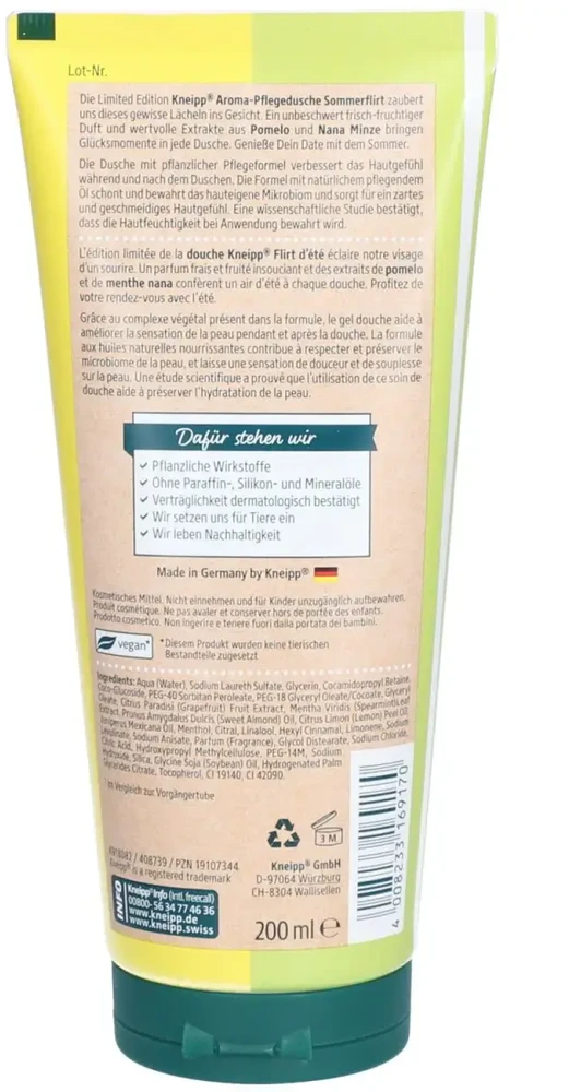 Kneipp Summer Flirt Kūno prausiklis Dušo želė