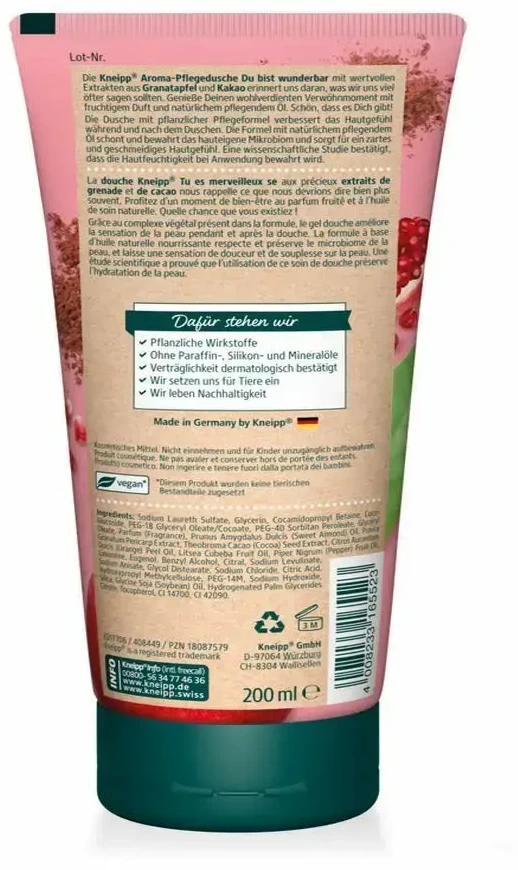 Kneipp You Are Wonderful Kūno prausiklis Dušo želė