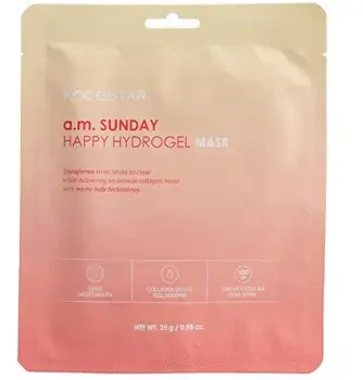 Kocostar Hydrating face mask am Sunday Happy Hydrogel Mask 25 g