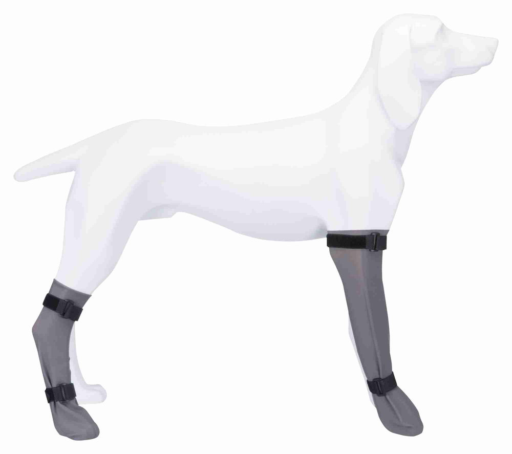 TRIXIE Apsauginė kojinė, silikonas, S: 6 cm/30 cm, pilka