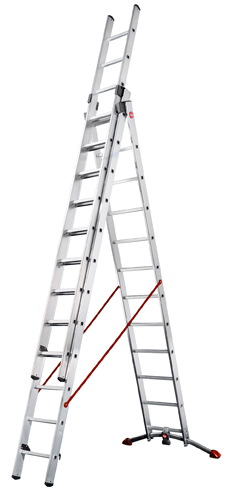 HAILO Kapnes kombinejamas S100 Hailo ProfiLOT / aluminija / 3x12 pakapieni 039312507