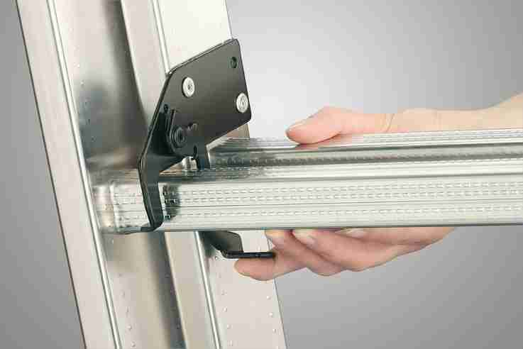 HAILO Kapnes kombinejamas S100 Hailo ProfiLOT / aluminija / 3x12 pakapieni 039312507