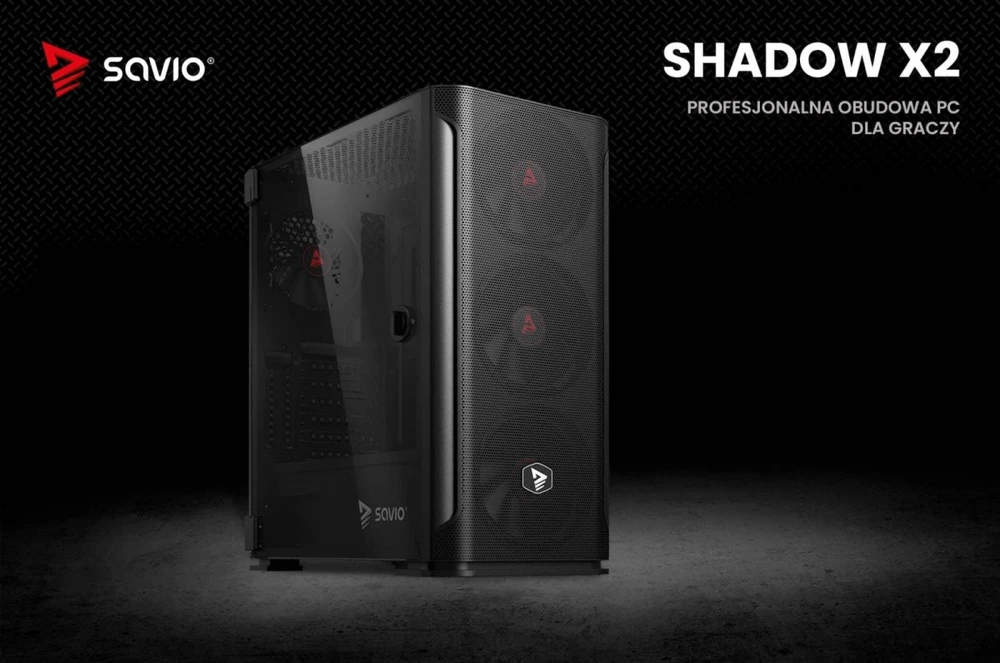 Kompiuterio korpusas SAVIO SHADOW X2