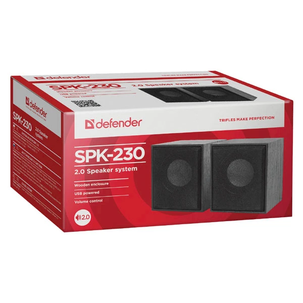 Kompiuterio kolonėlės DEFENDER 2.0 Speaker System 2x2W RMS, SPK230, 65223