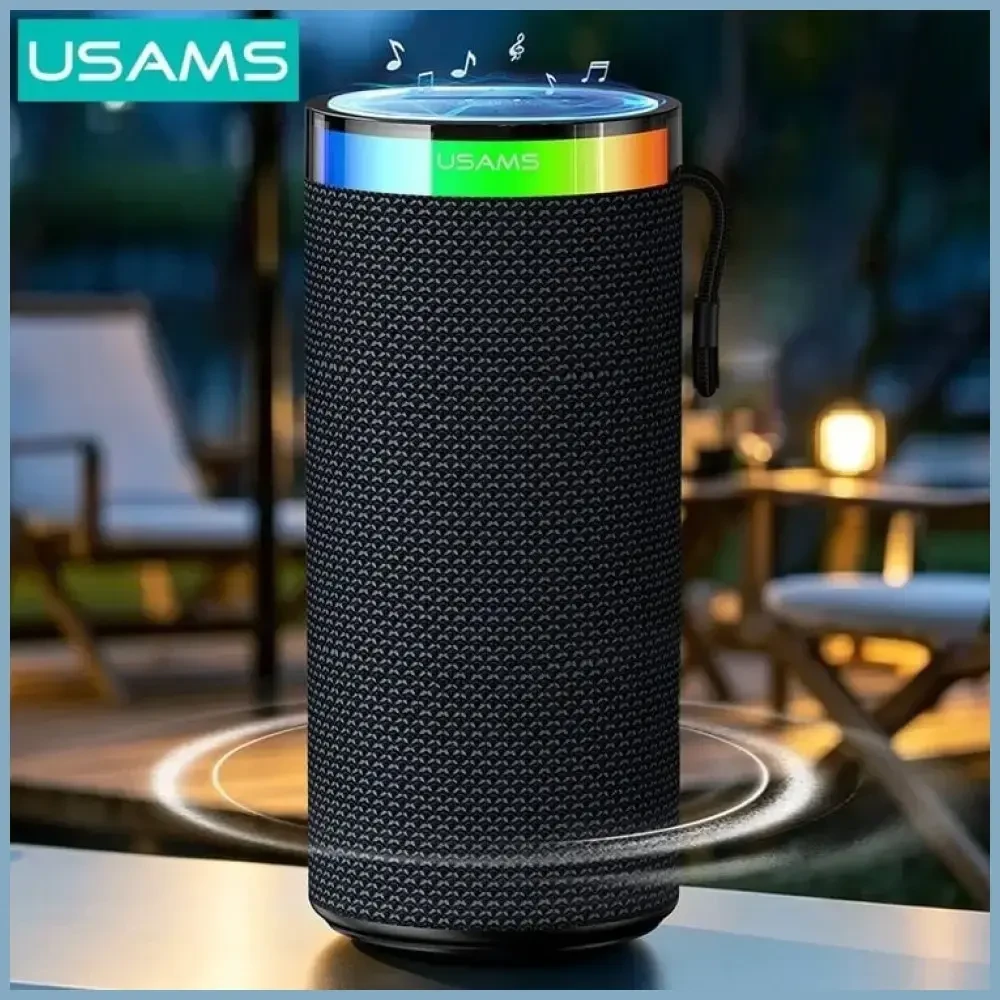 Kompiuterio kolonėlės Garsiakalbis belaidis Usams YX018 Portable Bluetooth 5.4 juoda