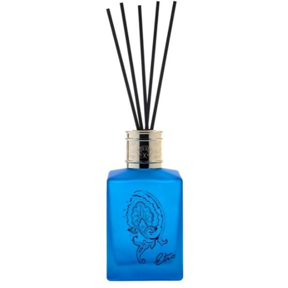 Etro Zefiro Reed Aroma Reed Diffuser Mėlyna namų kvapas su lazdelėmis, 500 ml