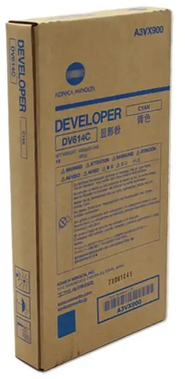 Konica Minolta Spausdintuvo Priedas - KonicaMinolta Developer DV-614 A3VX900 Cyan