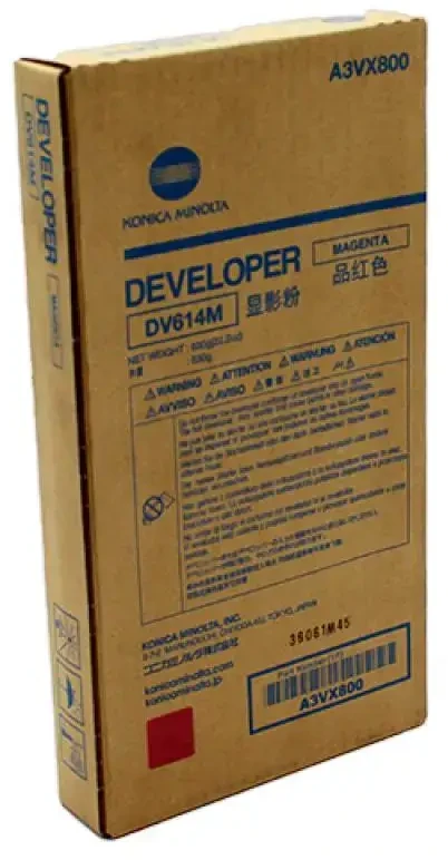 Konica Minolta Spausdintuvo Priedas - KonicaMinolta Developer DV-614 A3VX800 Magenta