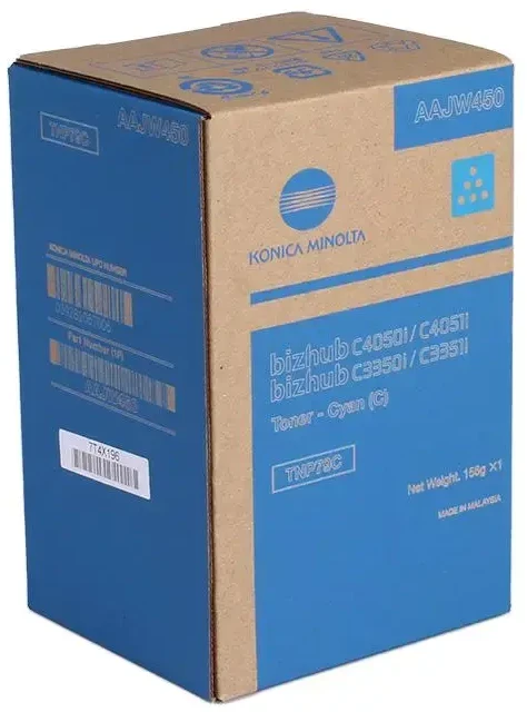 Konica-Minolta TNP-79 (AAJW450), žydra kasetė