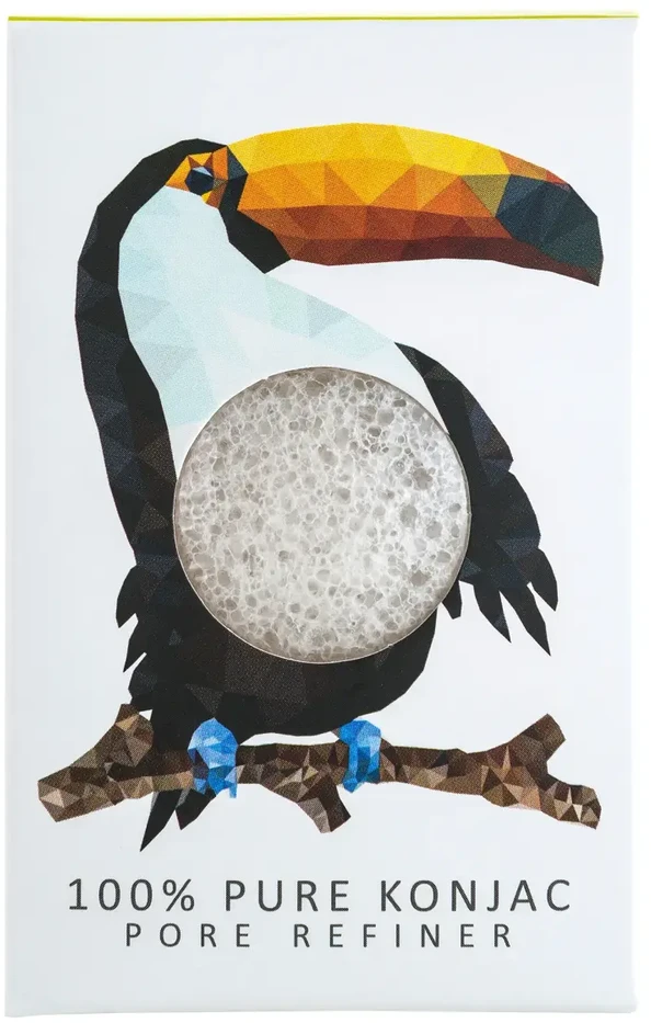Konjac, Rainforest Toucan, makiažo kempinėlė