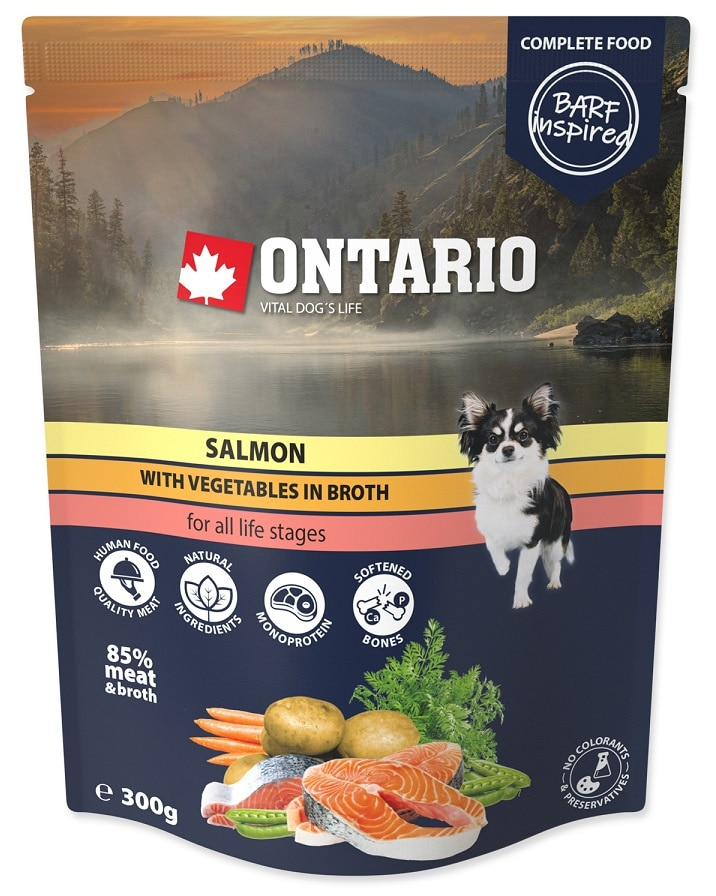 Ontario Lašiša su Daržovėmis sultinyje 300g