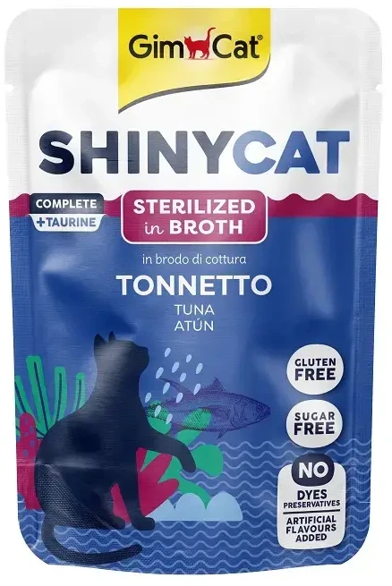 Konservēta barība kaķiem - Gimborn SHINYCAT Pouch Sterilized Tuna 70g