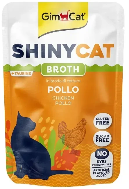 Konservēta barība kaķiem - Gimborn SHINYCAT Pouch vištiena 70g