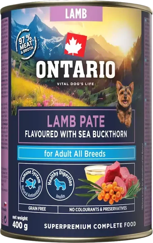 Ontario Adult Ėrienos paštetas su Šaltalankiais 400g