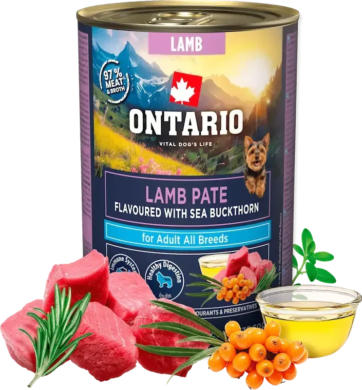 Ontario Adult Ėrienos paštetas su Šaltalankiais 400g