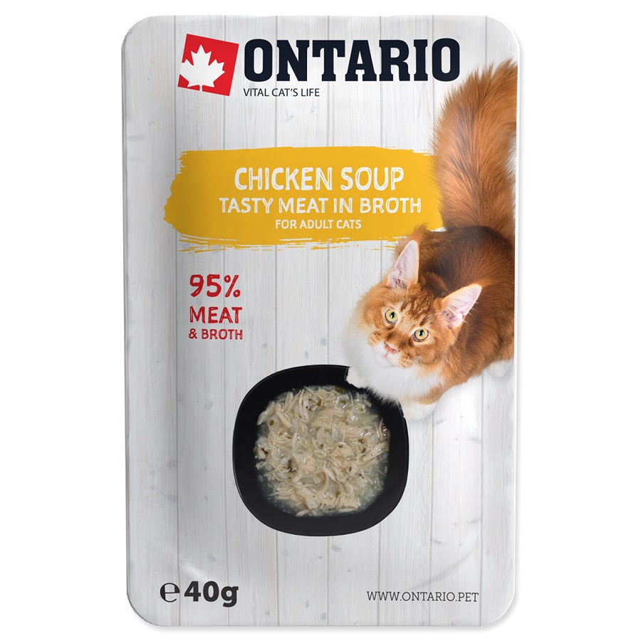 Ontario Cat Soup vištiena with vegetables 40g (Sriuba)