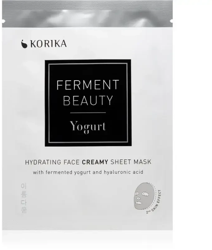 Korika „FermentBeauty“ drėkinamoji kreminė veido kaukė „Jogurtas“ 23 g