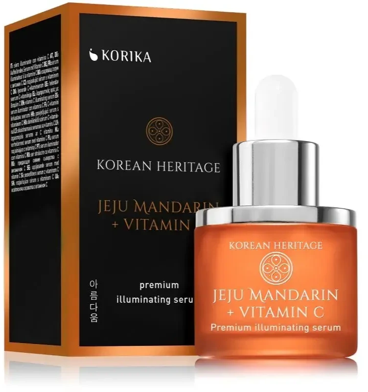 Korika Šviesinantis serumas su džedžu mandarinais ir vitaminu C, korėjietiškas paveldas (šviesinantis serumas), 30 ml