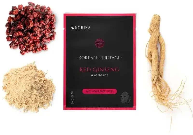 Korika Korean Heritage Anti-Aging Sheet Mask Set 5 × 25 g