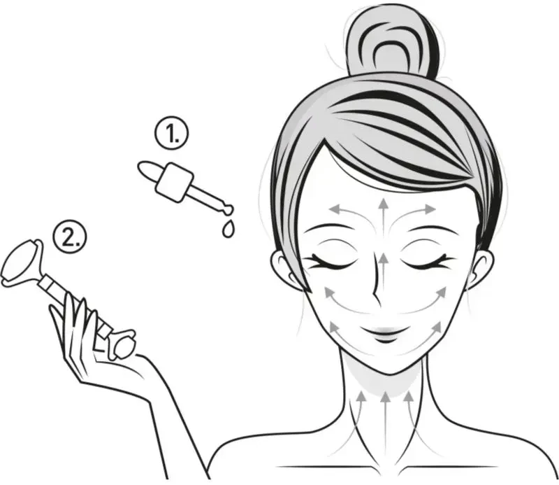 Korika Pure quartz facial massage roller (Face Roller)