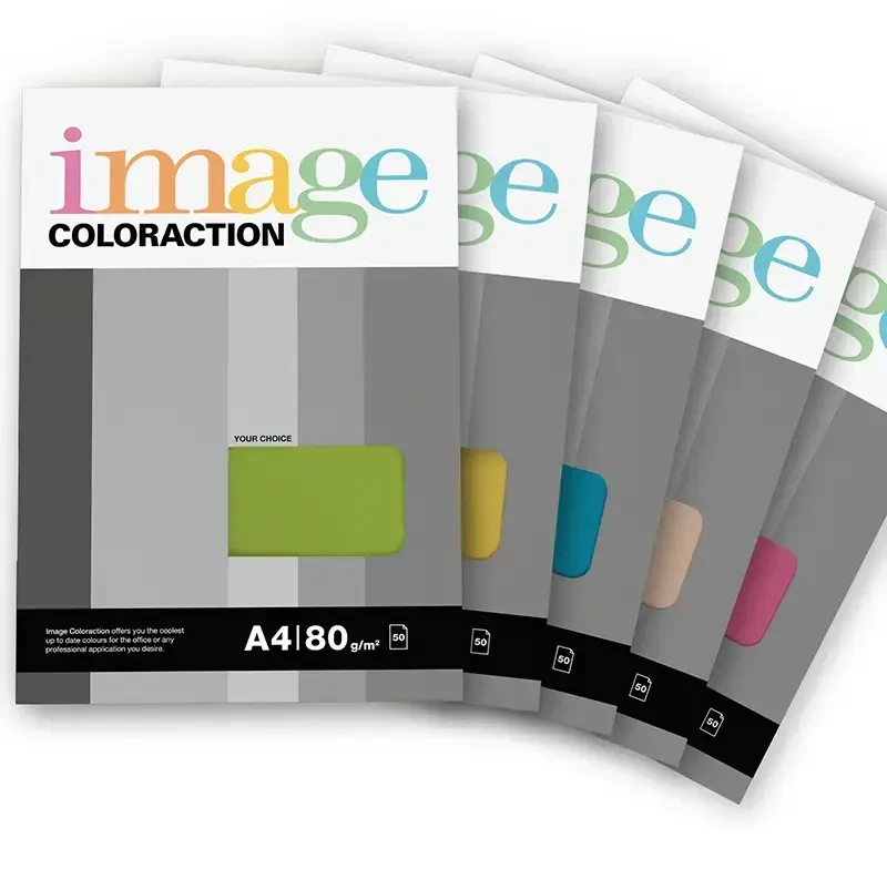Antalis Spalvotas popierius IMAGE COLORACTION, A4, 80 g/m2, 50 lapų, pievų žalia (Nr. 67)