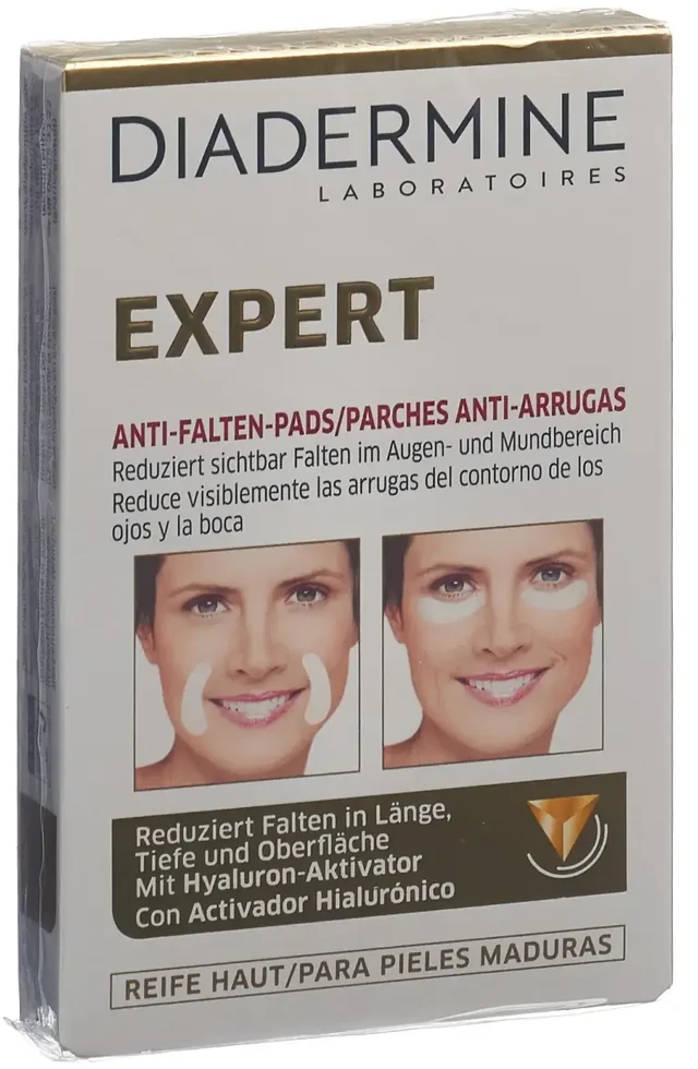 Diadermine Expert pleistrai nuo raukšlių brandžiai odai 6 priedai