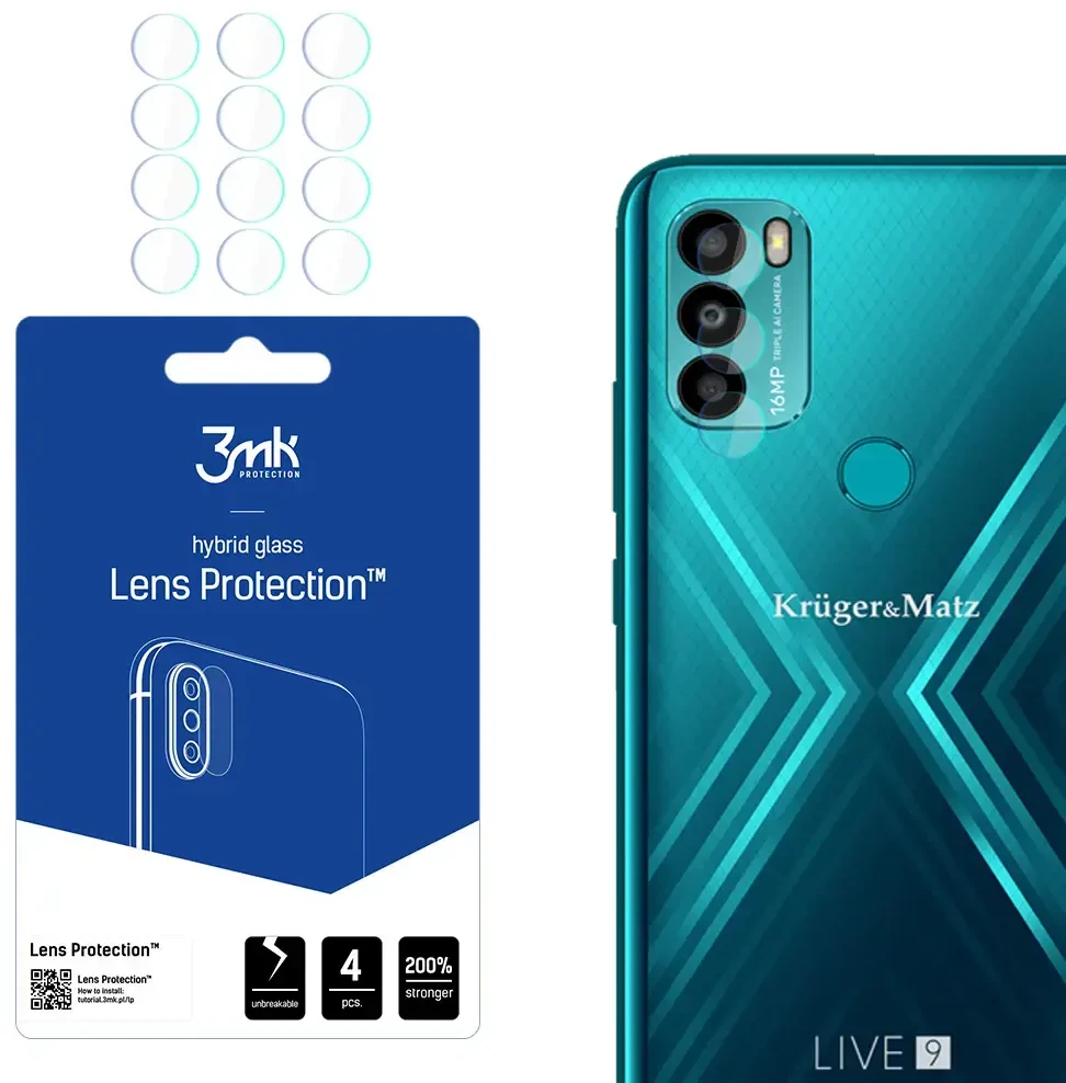 Kruger & Matz Live 9 - 3mk Lens Protection