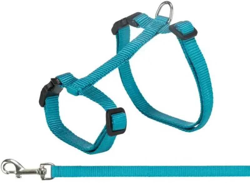 TRIXIE Kačių petnešos su pavadėliu, XXL, 34-57 cm-13 mm, 1.20 m