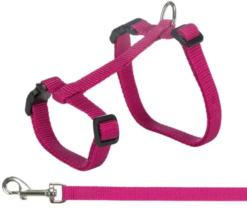TRIXIE Kačių petnešos su pavadėliu, XXL, 34-57 cm-13 mm, 1.20 m