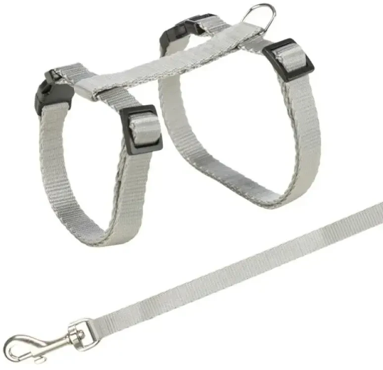 TRIXIE Kačių petnešos su pavadėliu, 27-45 cm-10 mm, 1.20 m