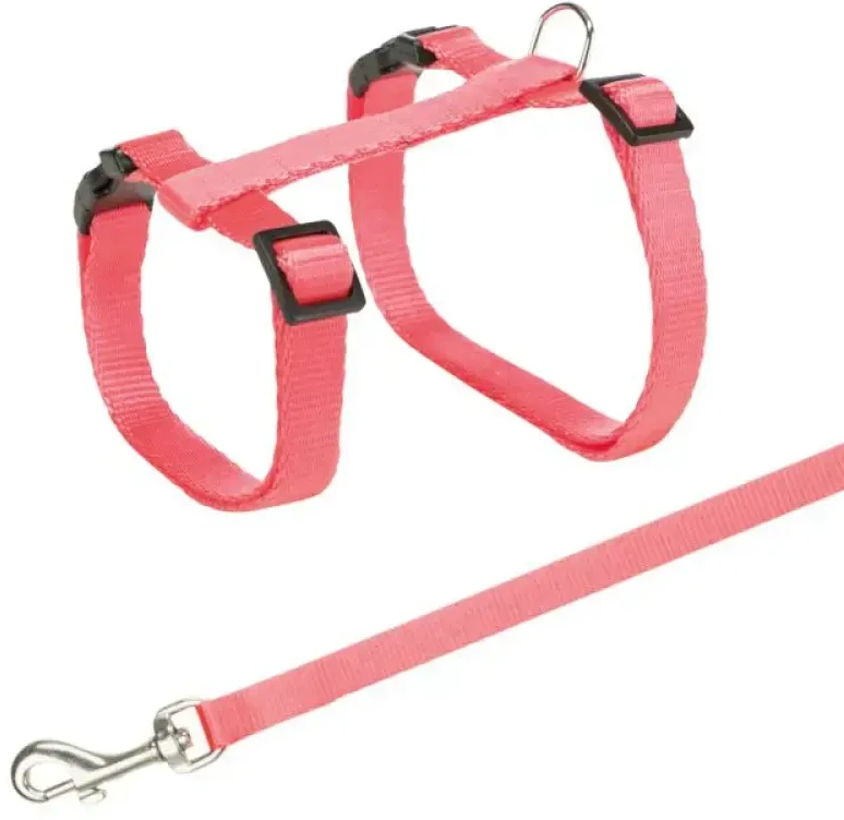 TRIXIE Kačių petnešos su pavadėliu, 27-45 cm-10 mm, 1.20 m